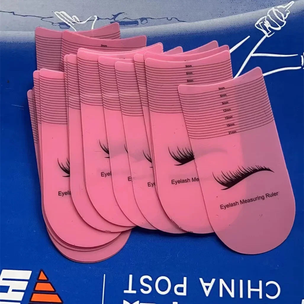 Eyelash Length Measuring Ruler Soft Plastic Lash Amplified