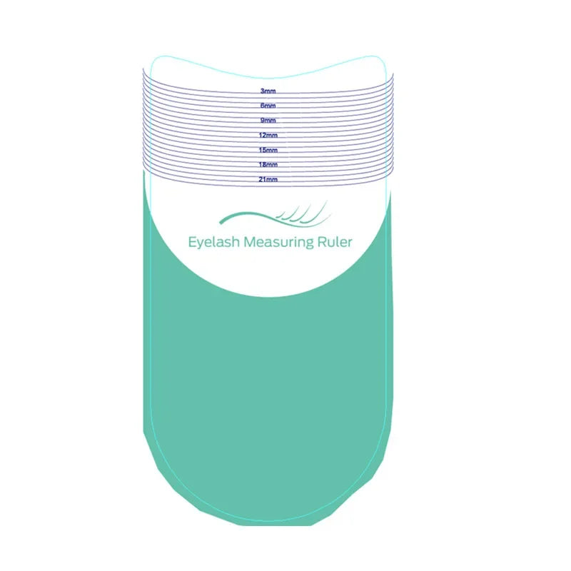 Eyelash Length Measuring Ruler Soft Plastic Lash Amplified