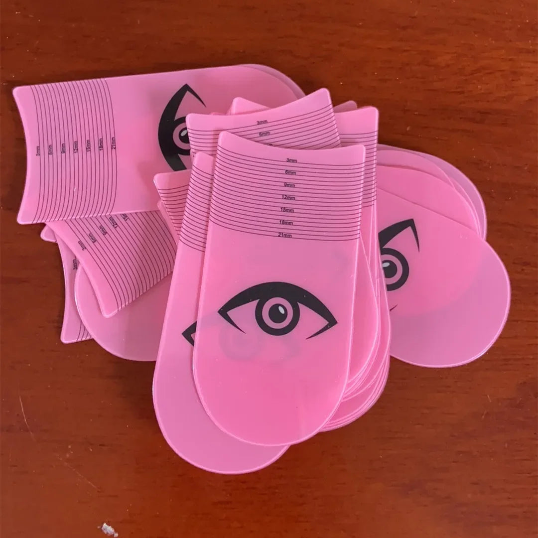 Eyelash Length Measuring Ruler Soft Plastic Lash Amplified